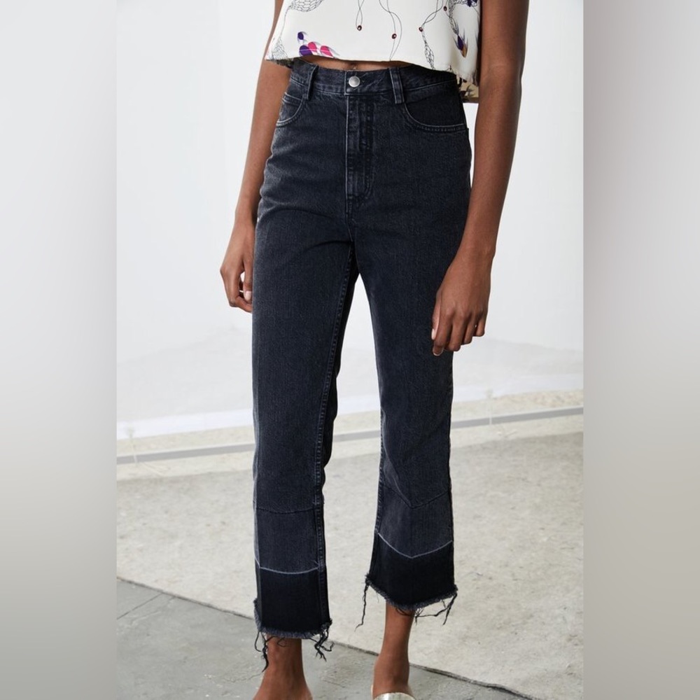 Rachel Comey Legion slim jeans, size 2, black/charcoal